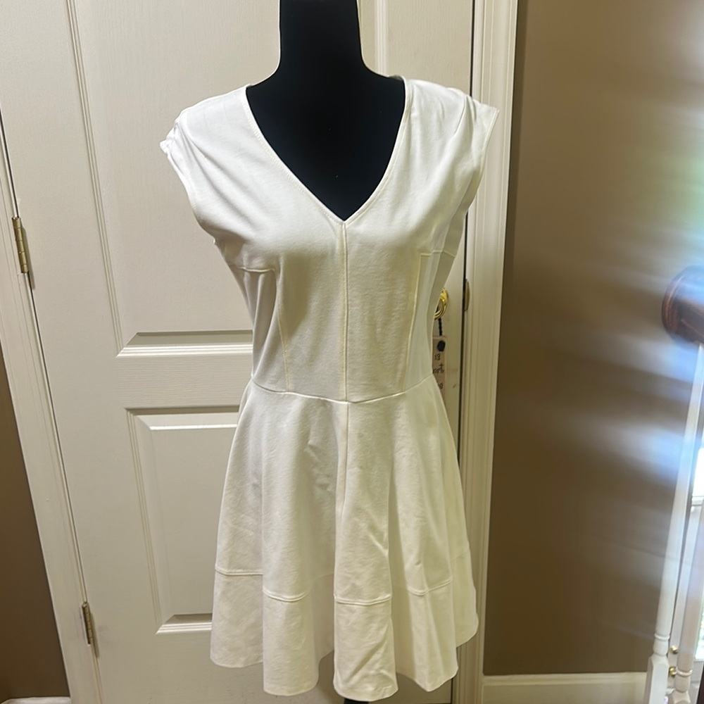 Bar III Elegant White Women's Dress